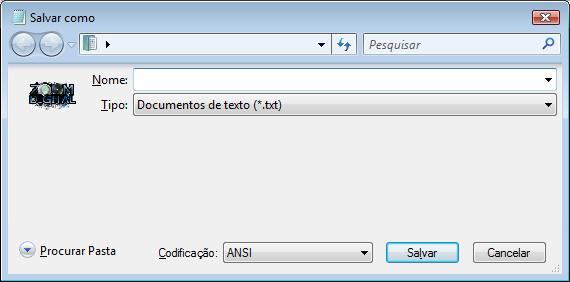 Bloco de notas - Salvando arquivo Bloco de notas - Salvando arquivo