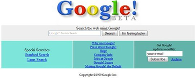google-retro Google 1998