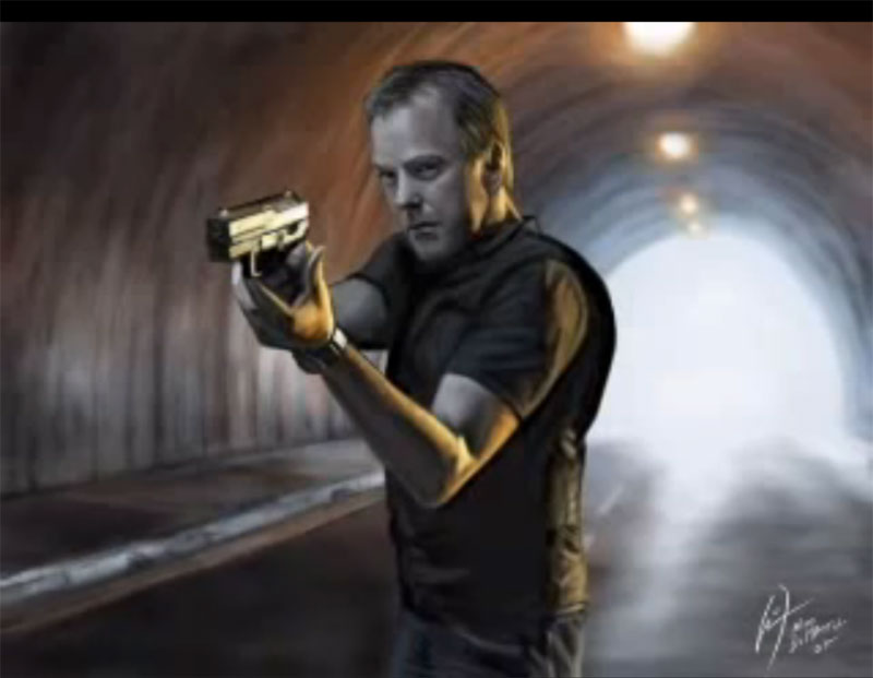 JackBauer_desenhando Desenho Jack Bauer