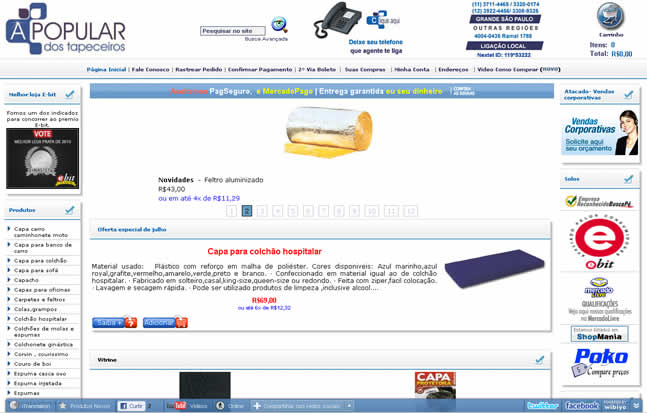 Apopular usando o antigo Oscommerce Apopular usando o antigo Oscommerce
