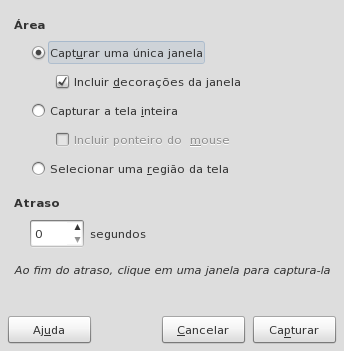 captura de tela com gimp captura de tela com gimp