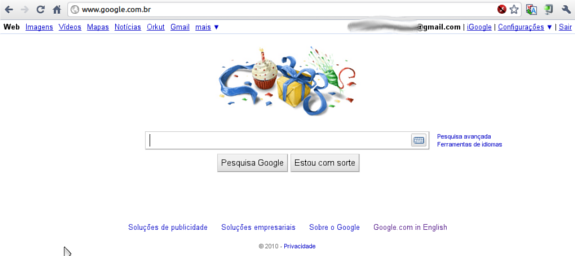 Google comemora o seu aniversário! Google comemora o seu aniversário!