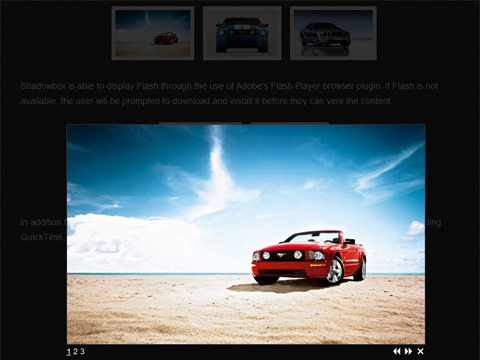 Utilizando o Shadowbox