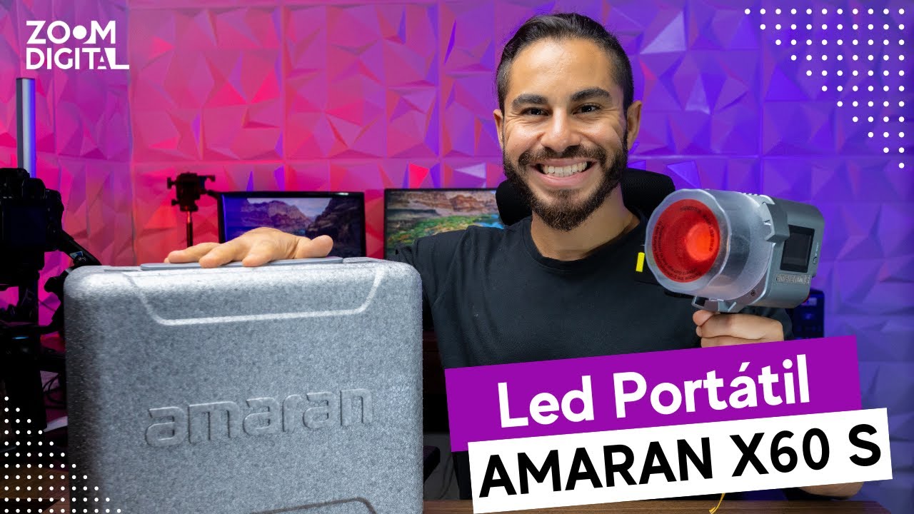 Review Completo do Aputure Amaran 60X S: O Melhor LED Portátil para Seu Setup Fotográfico